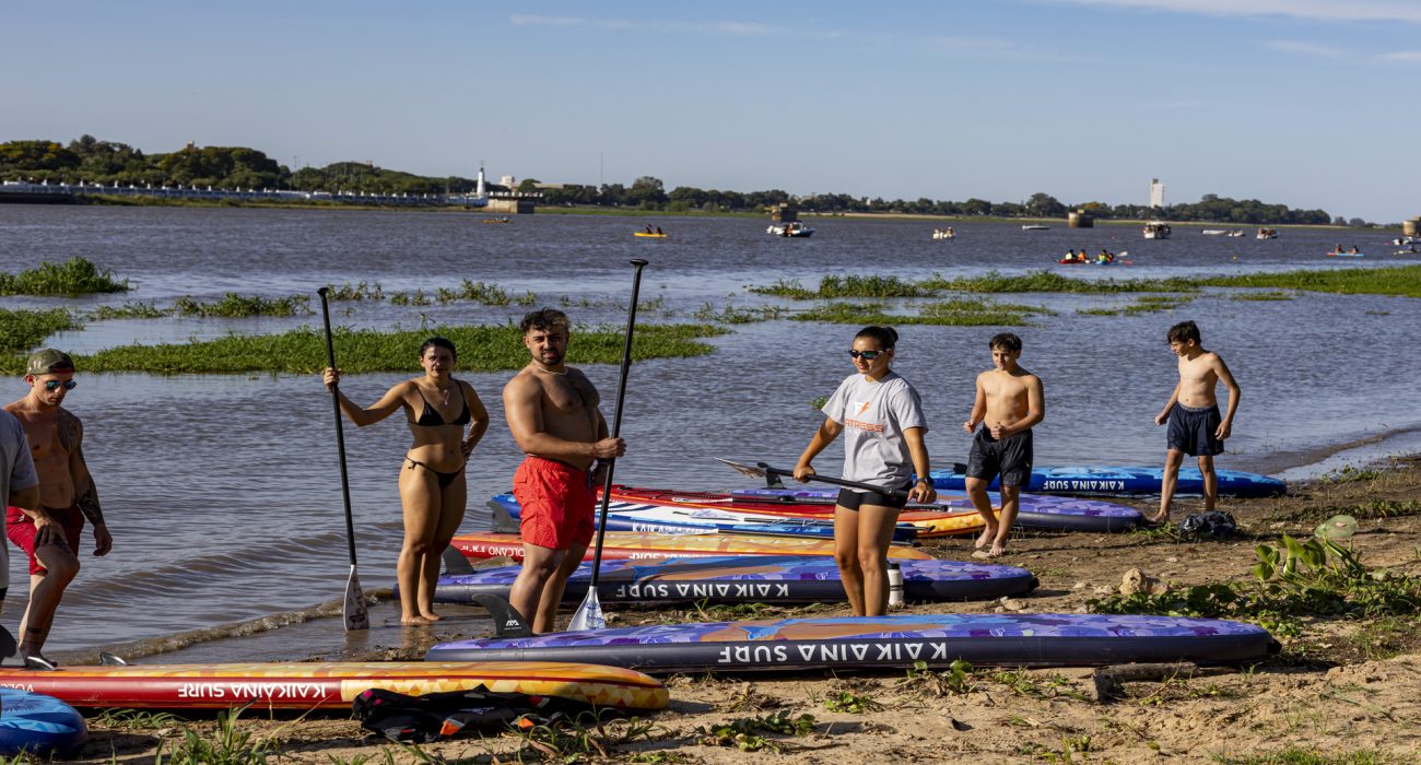 Clases de SUP en Piedras Blancas.